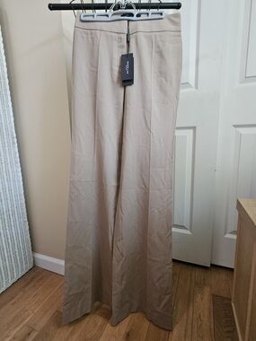 NWT New Derek Lam NY Women's Camel Tan Flare Leg Slacks Pants Euro Size 40